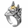 Anubis Stainless Steel Personal Defense Ring - Image 2