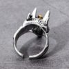 Anubis Stainless Steel Personal Defense Ring - Image 5